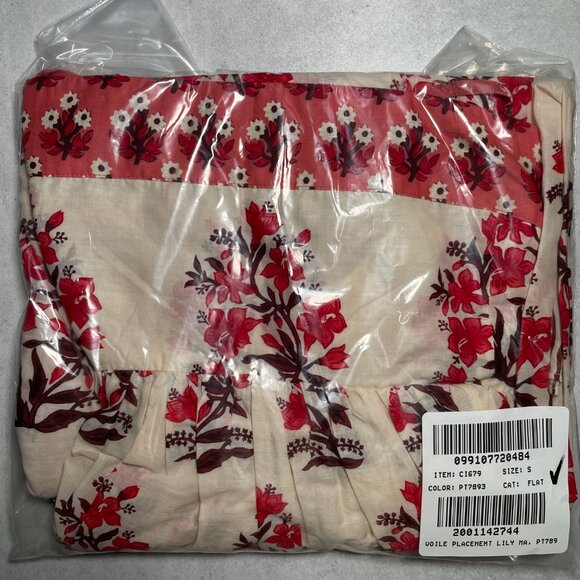 Flawed J. Crew Cotton Voile Midi Dress in Block Print Womens S Floral Item CI679 - Picture 4 of 16